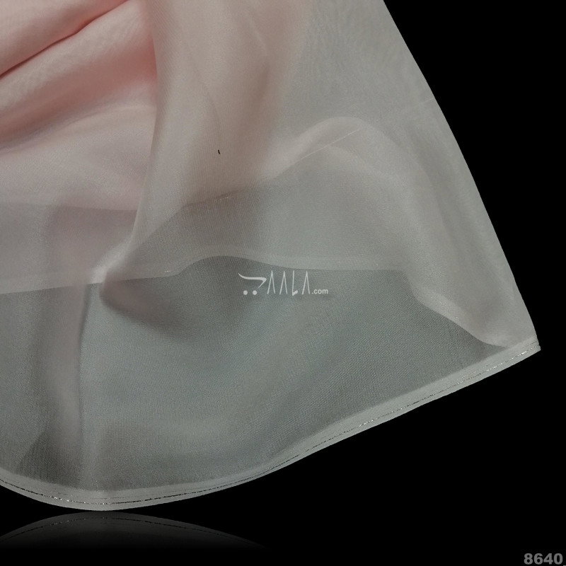 Crispy Organza Blend 44-Inches PINK Per-Metre 