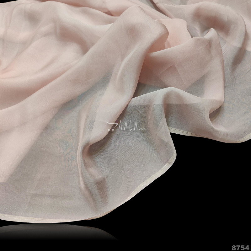 Crispy Organza Blend 44-Inches PINK Per-Metre 