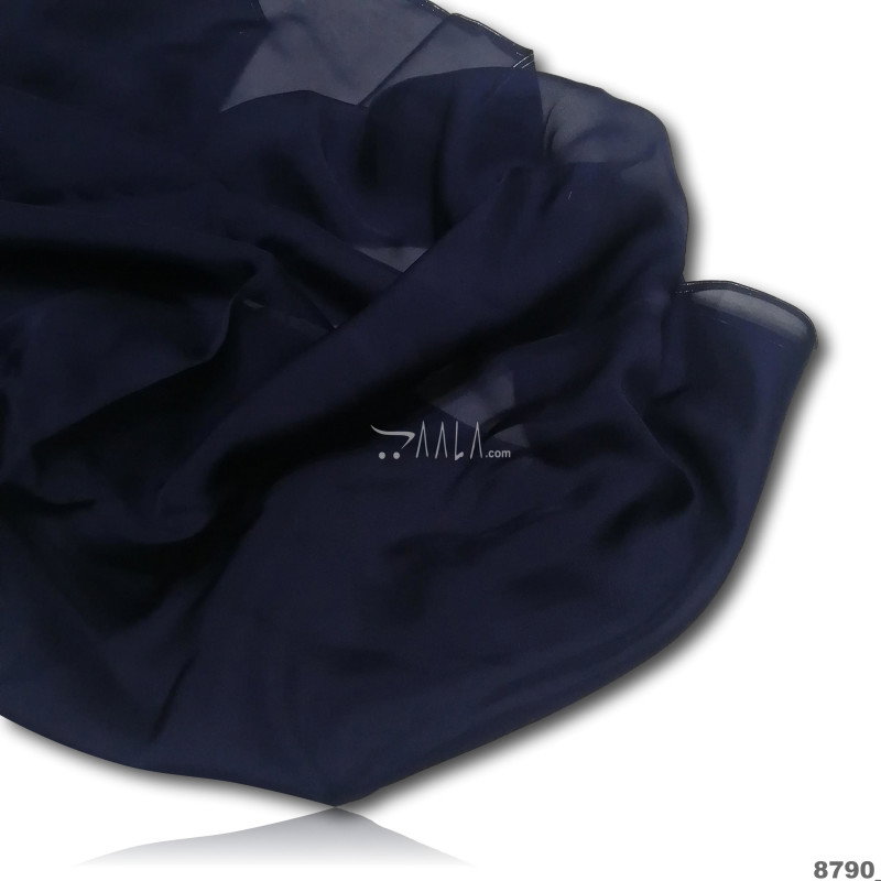 Crispy Organza Blend 44-Inches BLUE Per-Metre