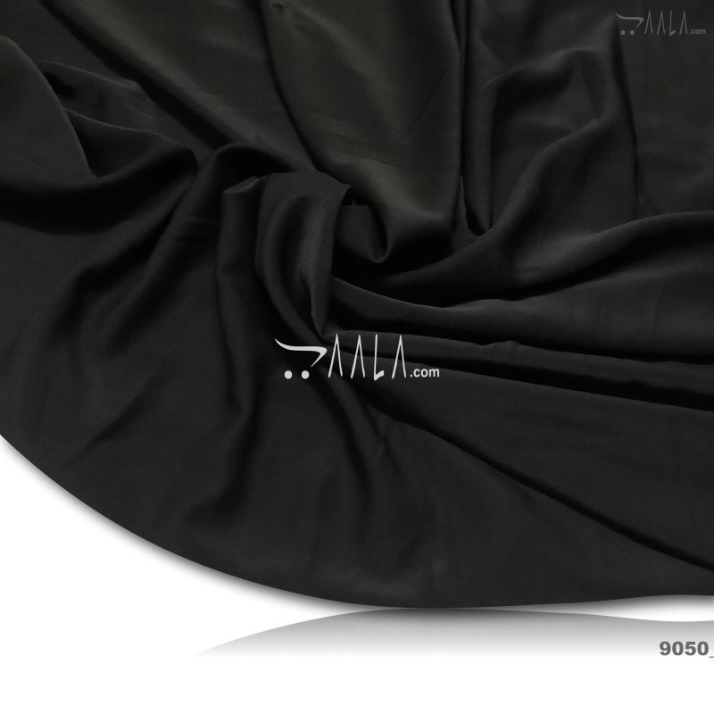 Muscat Double-Georgette Blend 58-Inches BLACK Per-Metre