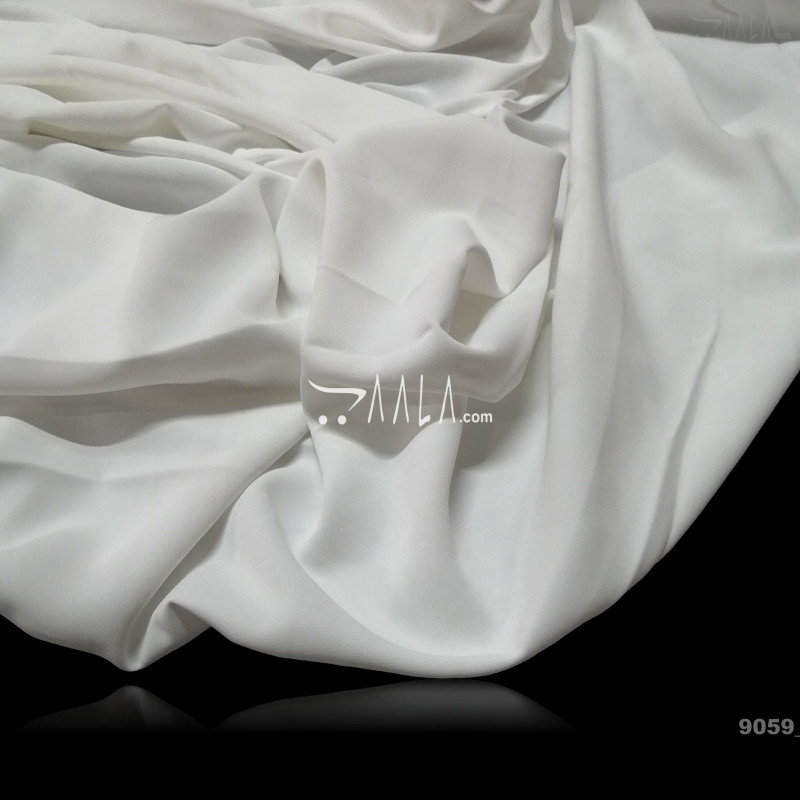 Muscat Double-Georgette Blend 58-Inches WHITE Per-Metre