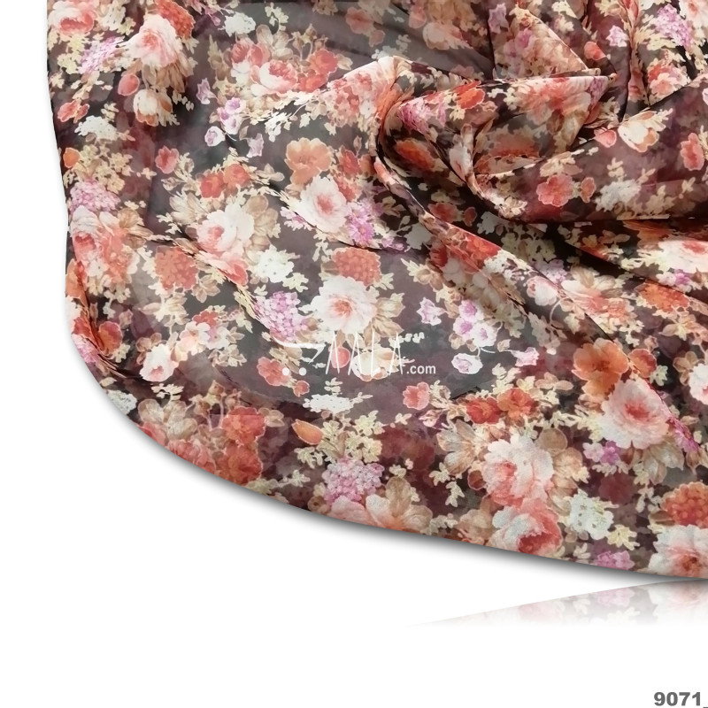 Printed Organza Blend 44-Inches PRINTED Per-Metre 