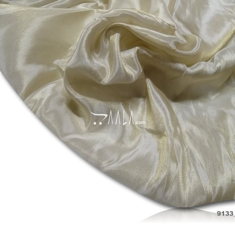 Gold-Tissue Silk Viscose 44-Inches DYEABLE Per-Metre