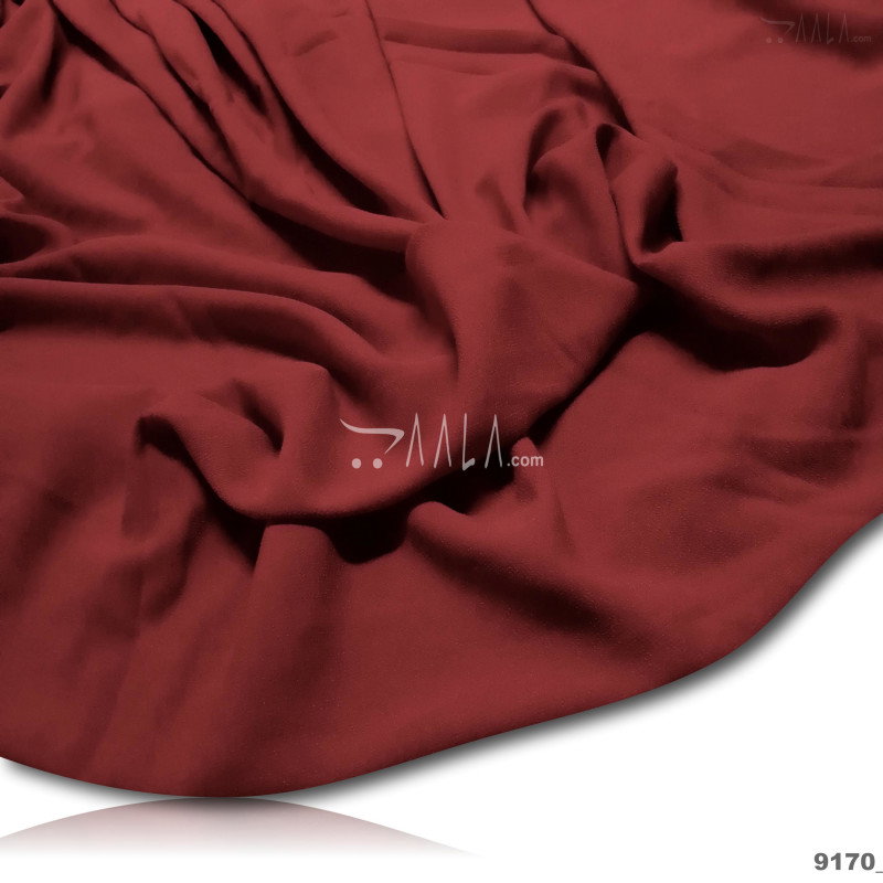 Ferrero Double-Georgette Blend 58-Inches MAROON Per-Metre 