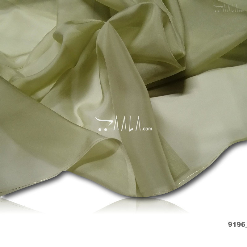Crispy Organza Blend 44-Inches GREEN Per-Metre