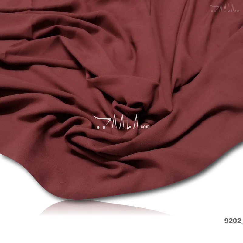 Slub Georgette Blend 44-Inches RUST Per-Metre