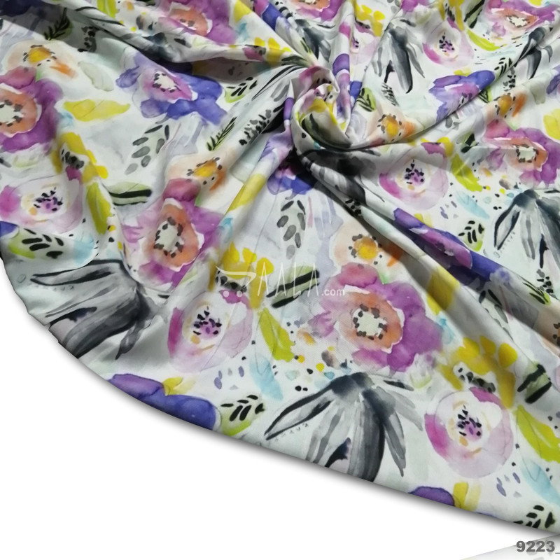 Digital-Print Cotton Modal-Cotton 44-Inches ASSORTED Per-Metre 