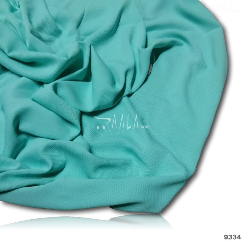 Custard Double-Georgette Blend 58-Inches GREEN Per-Metre 