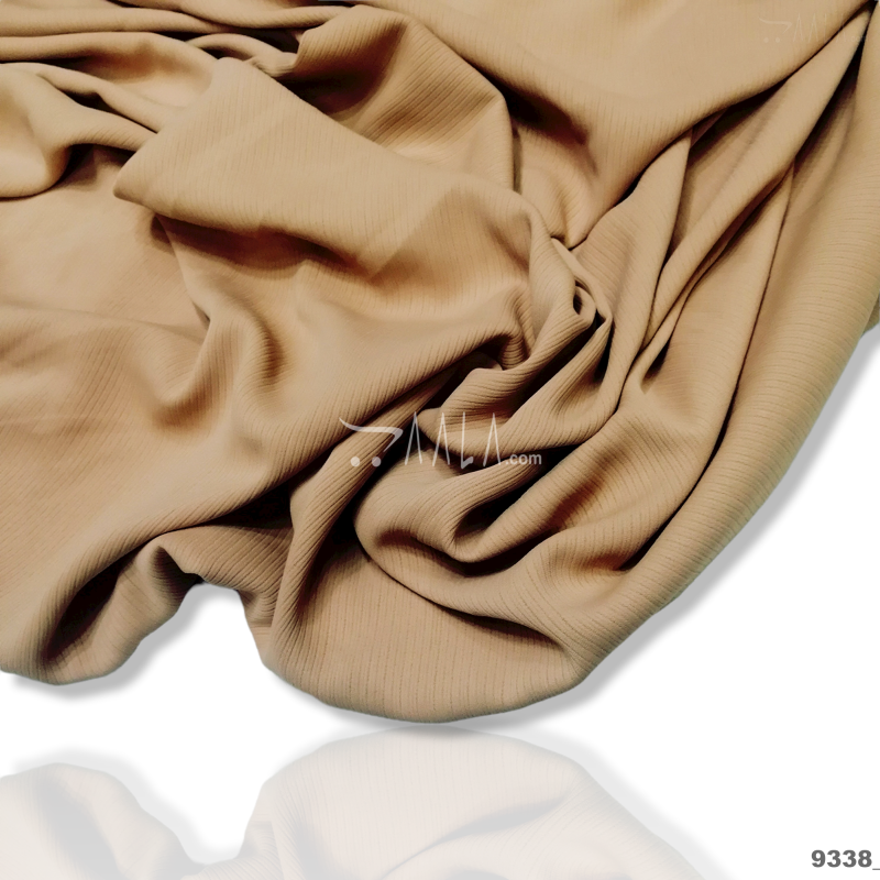 Custard Double-Georgette Blend 58-Inches BIEGE Per-Metre