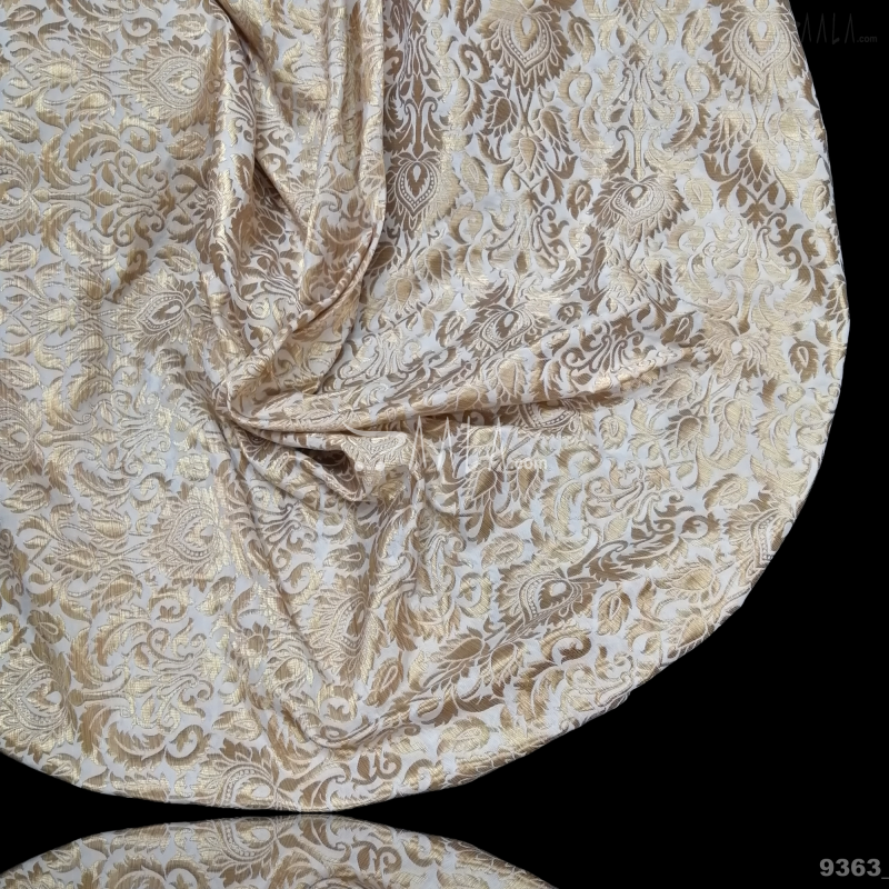 Banarsi Jamawar Viscose 44-Inches DYEABLE Per-Metre