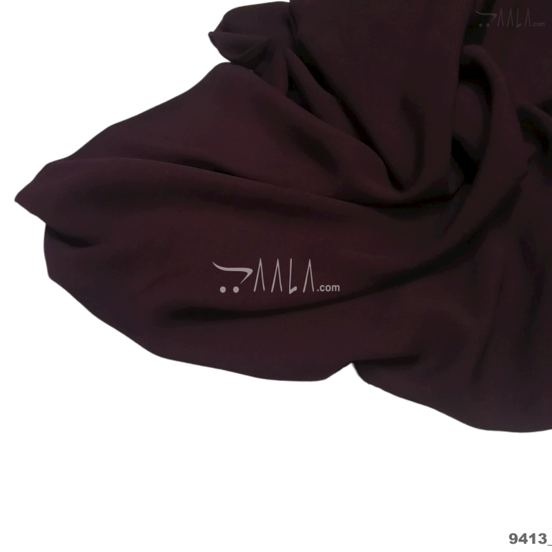 Bugatti Double-Georgette Blend 58-Inches WINE Per-Metre