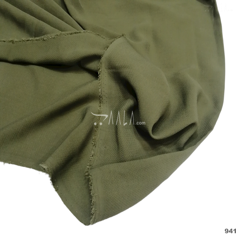 Bugatti Double-Georgette Blend 58-Inches GREEN Per-Metre