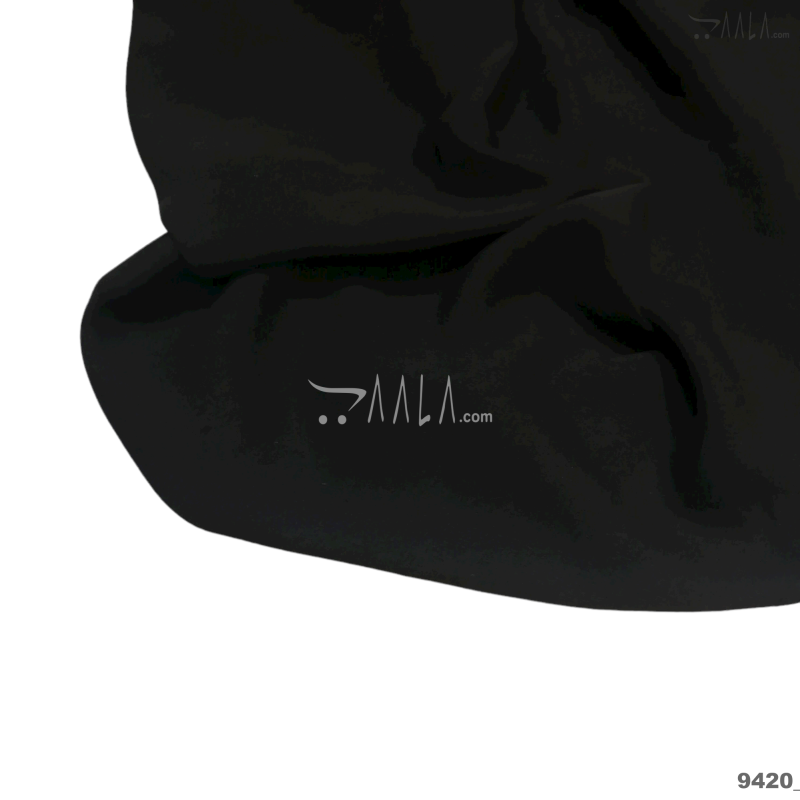 Bugatti Double-Georgette Blend 58-Inches BLACK Per-Metre
