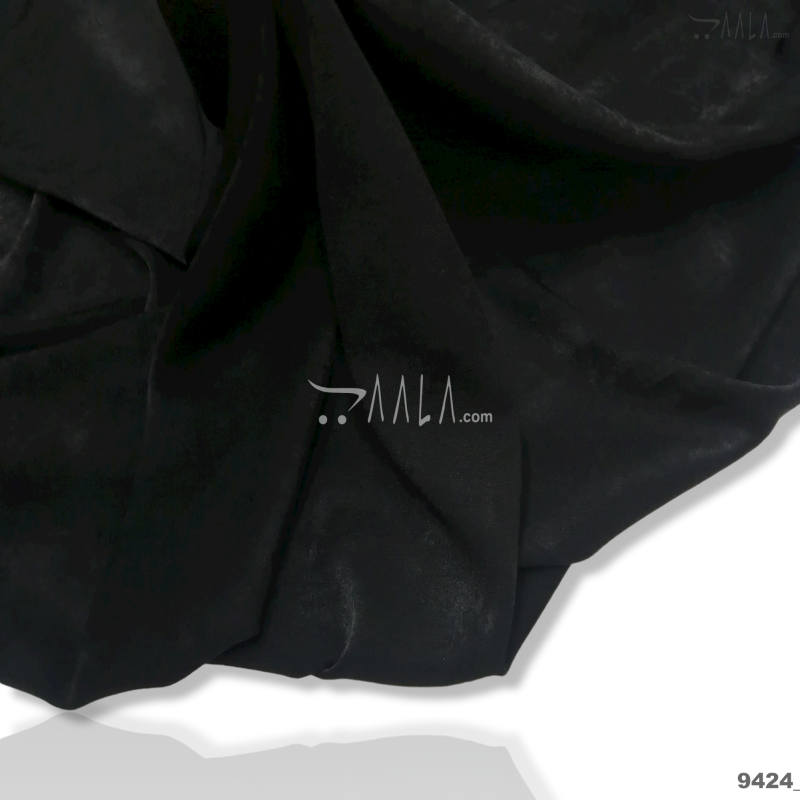 Dove-Plain Velvet Blend 58-Inches BLACK Per-Metre