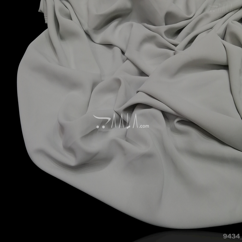 Tokyo Double-Georgette Blend 58-Inches GREY Per-Metre