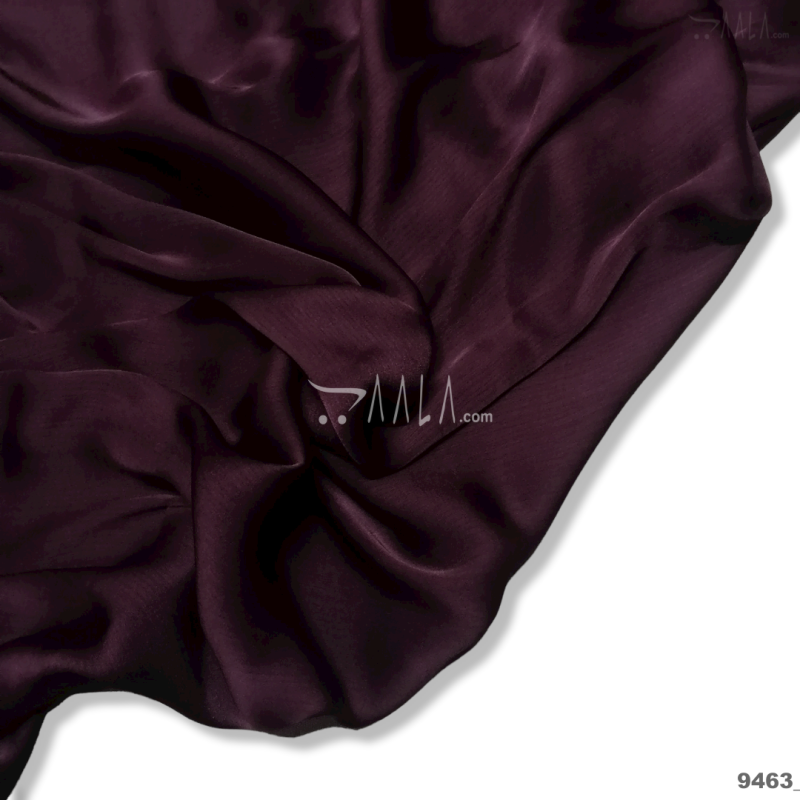 Kinder Satin-Chiffon Blend 44-Inches WINE Per-Metre