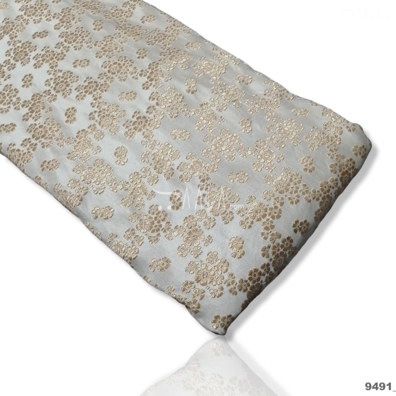 Banarsi Jamawar Viscose 44-Inches DYEABLE Per-Metre