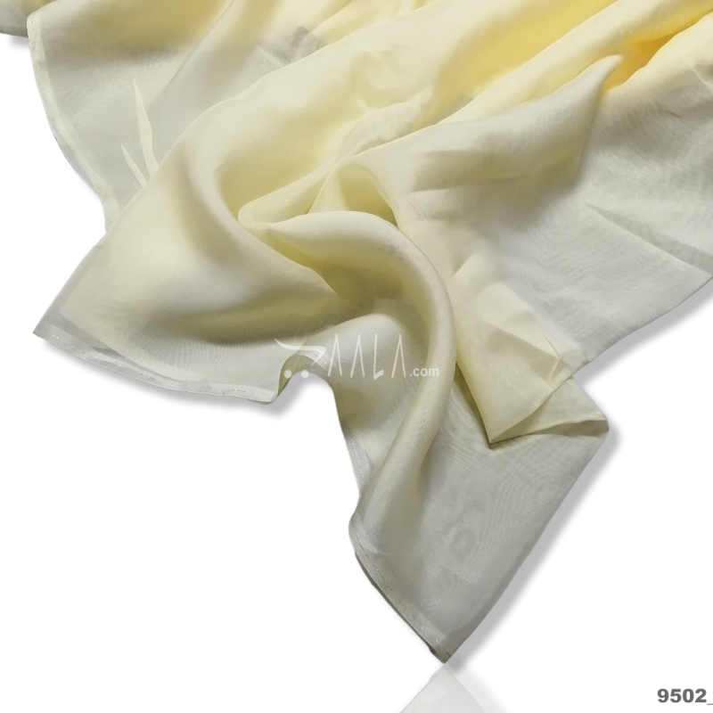 Crispy Organza Blend 44-Inches YELLOW Per-Metre