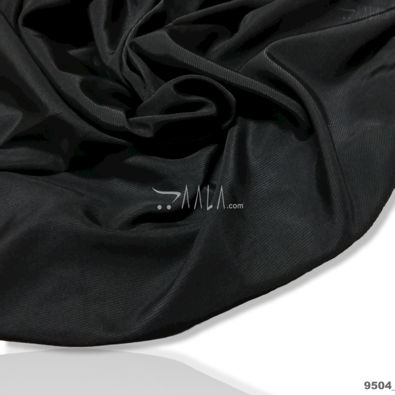 Tesla Silk Blend 44-Inches BLACK Per-Metre