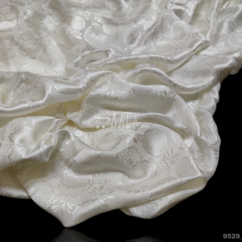 Jacquard-Gaji Silk Viscose 44-Inches DYEABLE Per-Metre 