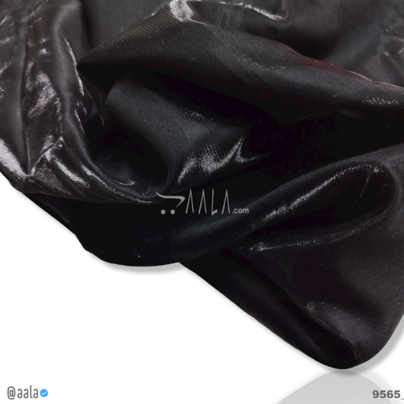 Perk Organza Blend 58-Inches BLACK Per-Metre