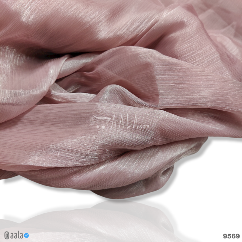 Fuse-Satin Organza Blend 58-Inches CARROT Per-Metre
