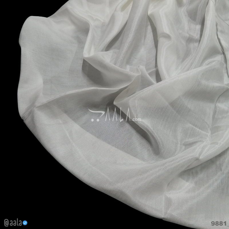 Bright Muslin Viscose 44-Inches DYEABLE Per-Metre 
