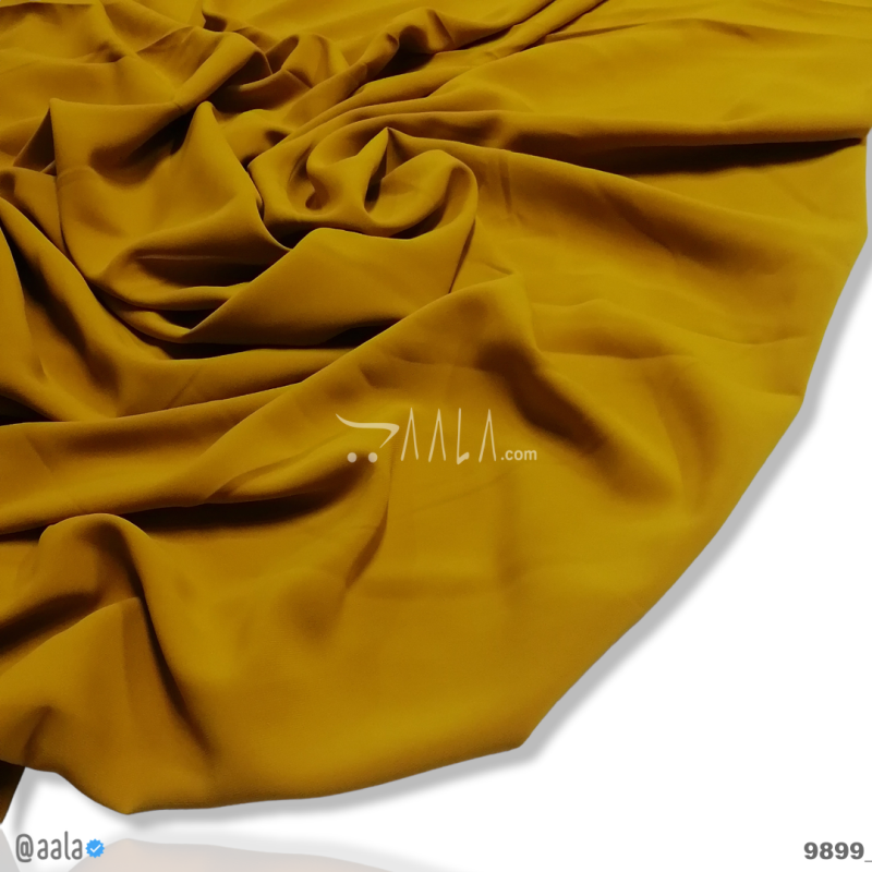 Tokyo Double-Georgette Blend 58-Inches MUSTARD Per-Metre