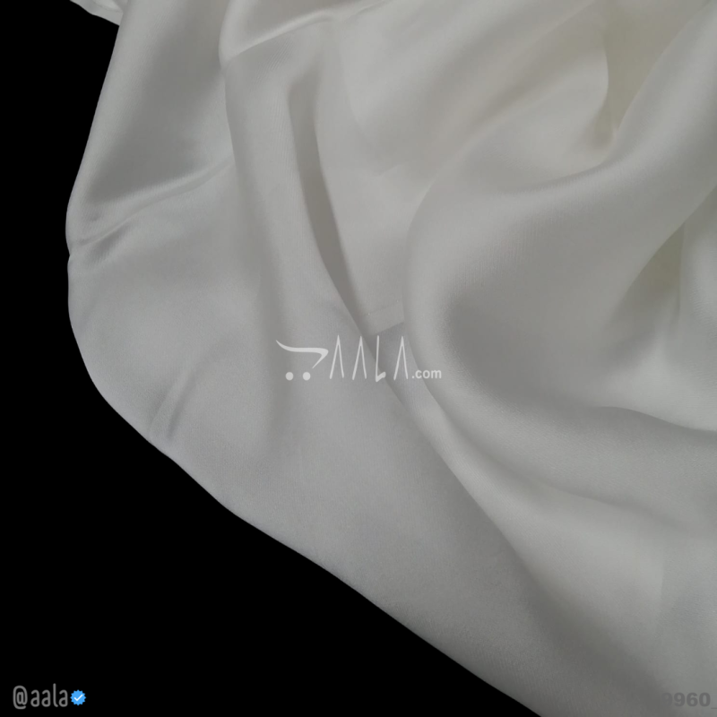 Plain Satin-Organza Viscose 44-Inches DYEABLE Per-Metre
