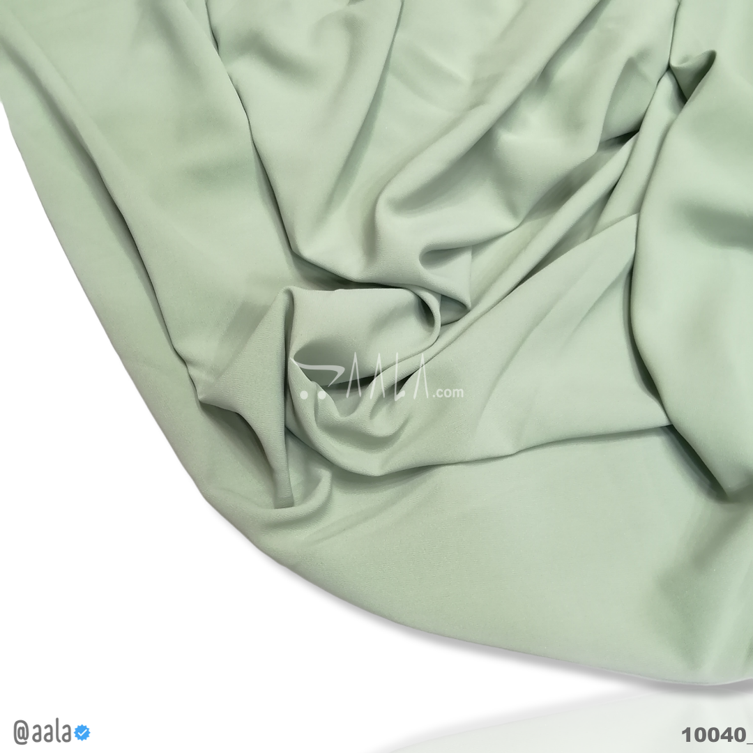 Tokyo Double-Georgette Blend 58-Inches GREEN Per-Metre #10040