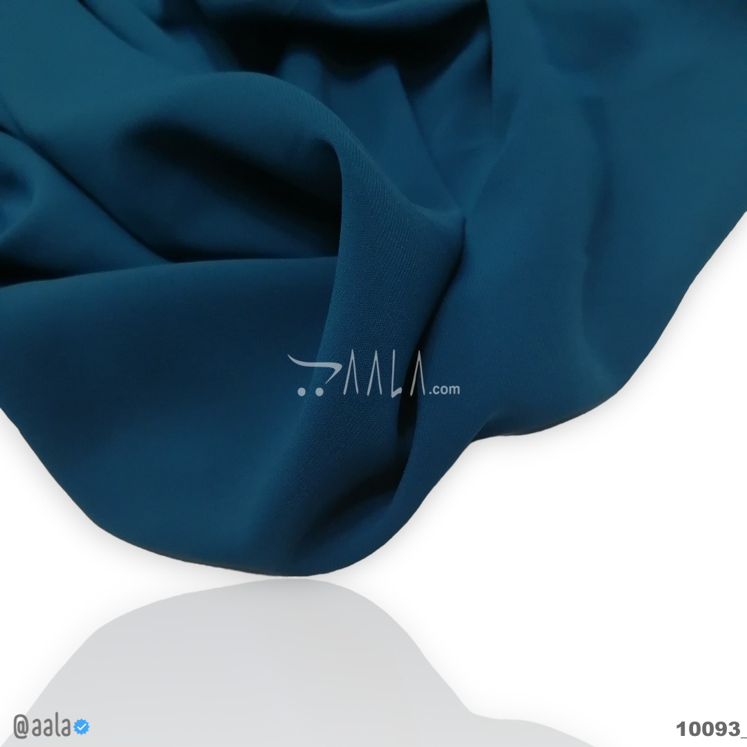 Tokyo Double-Georgette Blend 58-Inches TEAL Per-Metre 