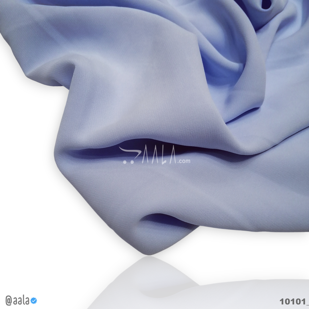 Supra Double-Georgette Blend 58-Inches BLUE Per-Metre 