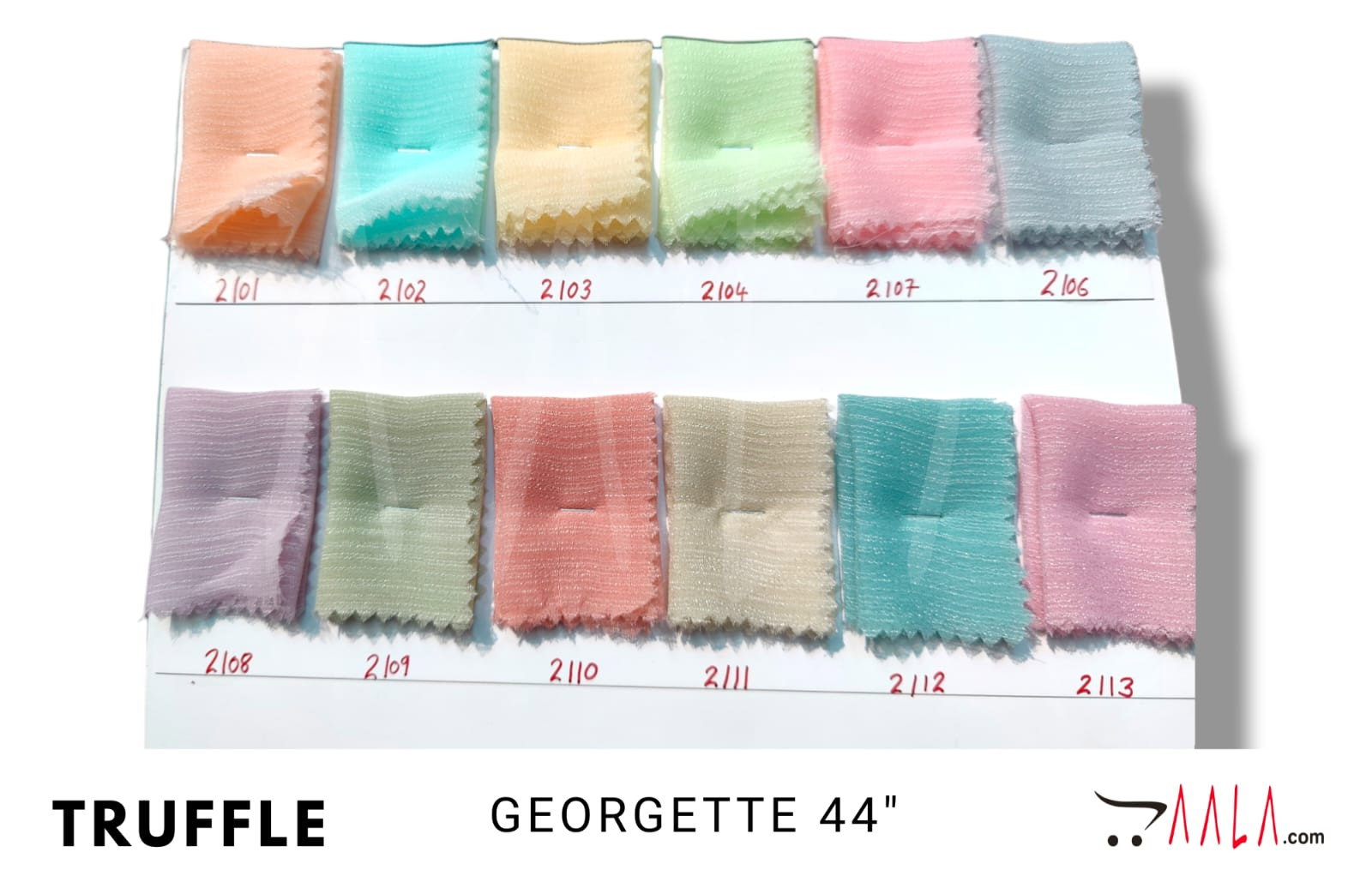 Truffle Georgette Blend 44-Inches DYED Per-Metre 