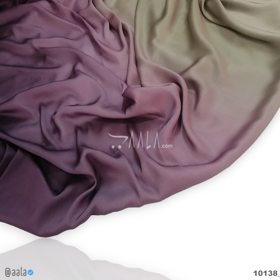 Ombre-Shaded Satin-Chiffon Poly-ester 58-Inches ASSORTED Per-Metre #10138