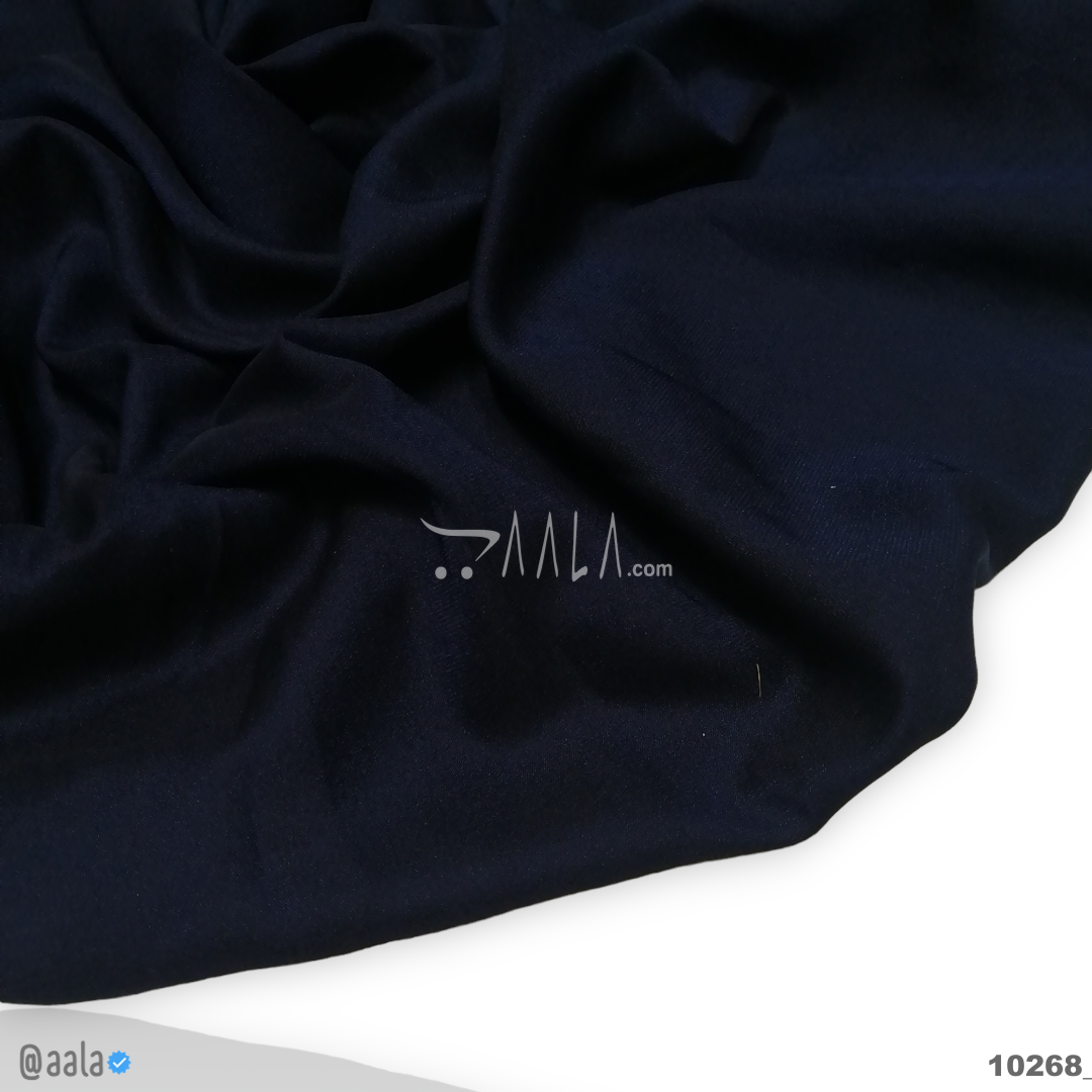 Luxe Silk Poly-ester 58-Inches BLUE Per-Metre #
10268