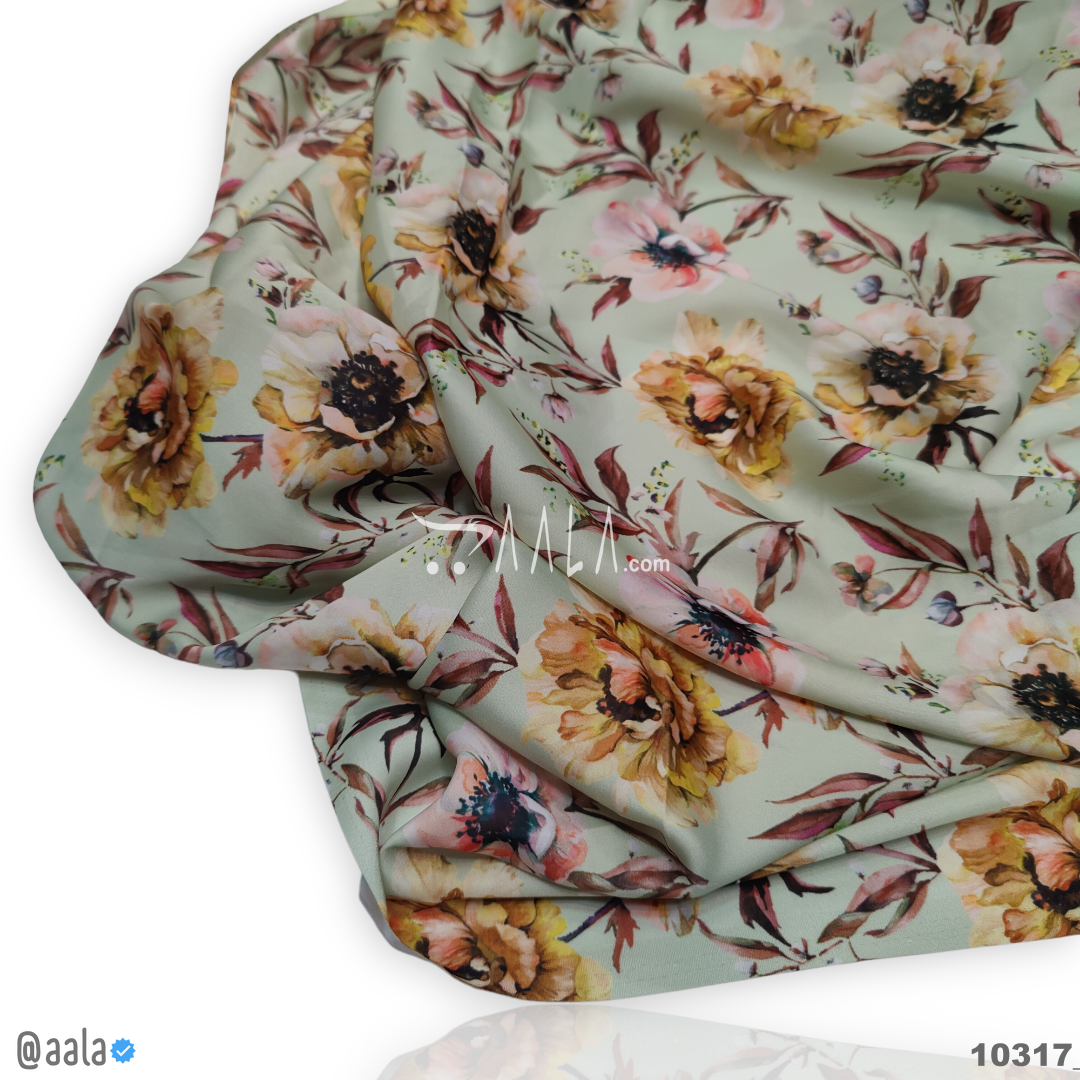 Printed Silk Blend 44-Inches PRINTED Per-Metre #10317