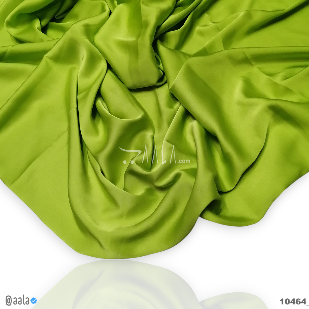 Zara Silk Poly-ester 58-Inches GREEN Per-Metre #10464