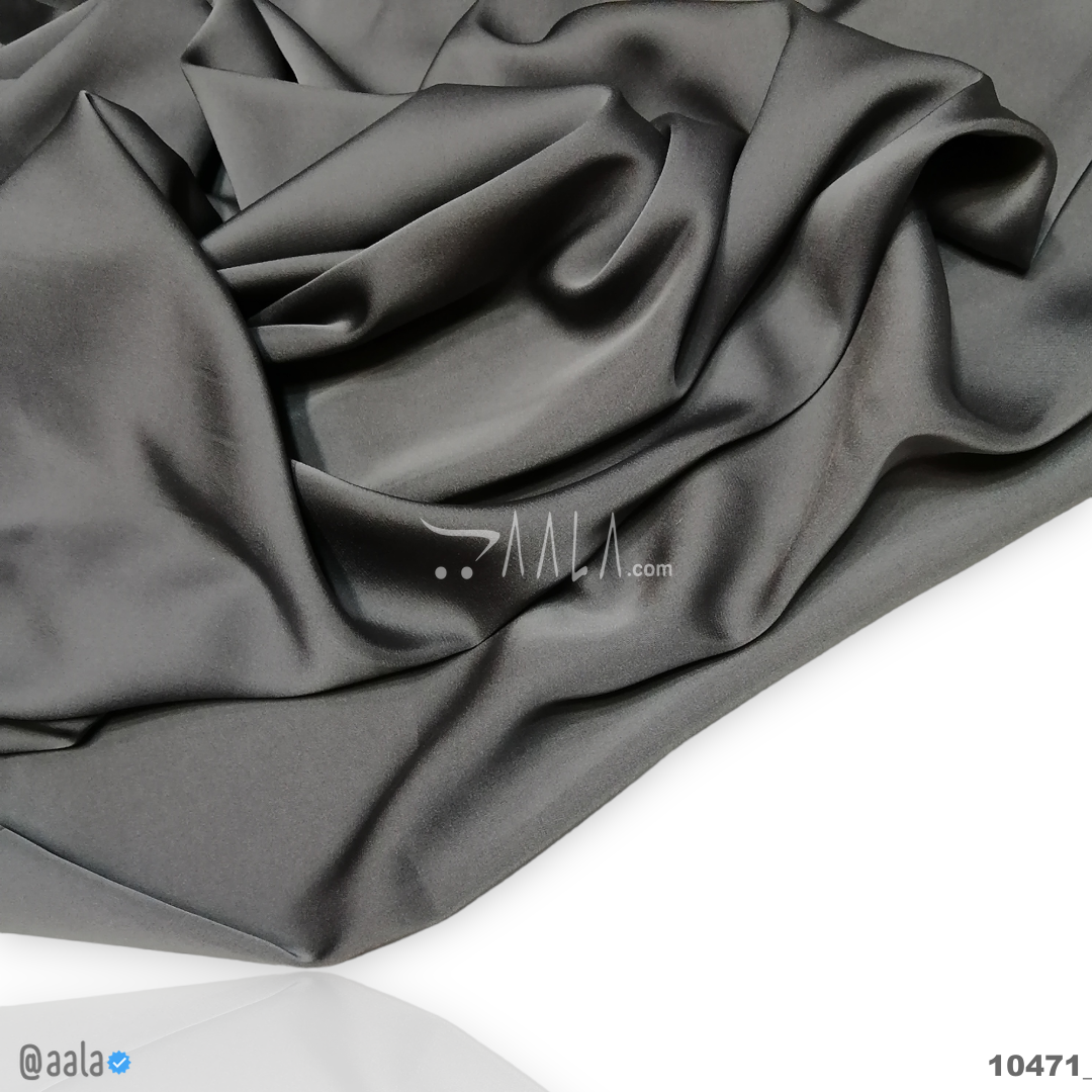 Zara Silk Poly-ester 58-Inches GREY Per-Metre #10471