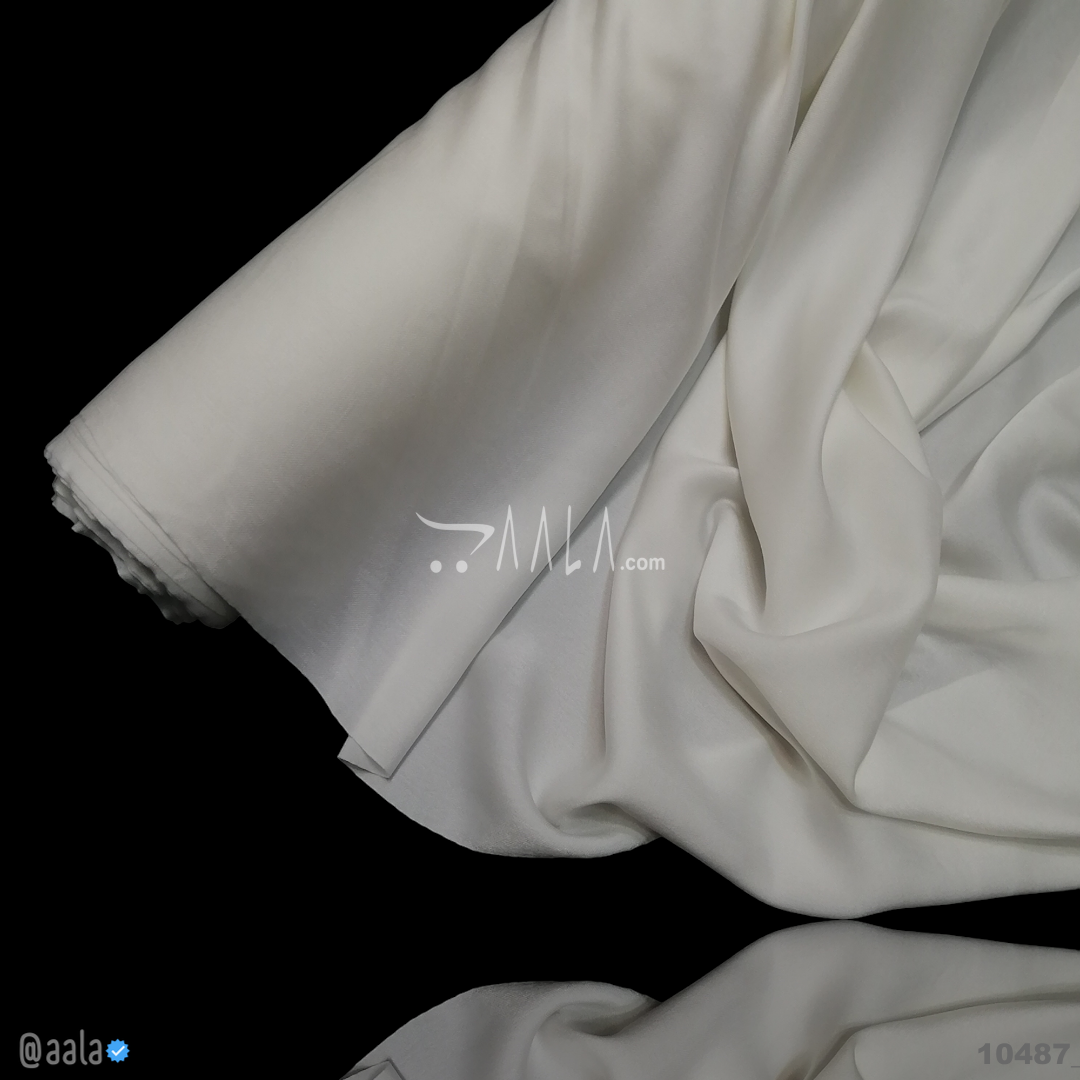 Hazel Silk Blend 58-Inches WHITE Per-Metre #10487