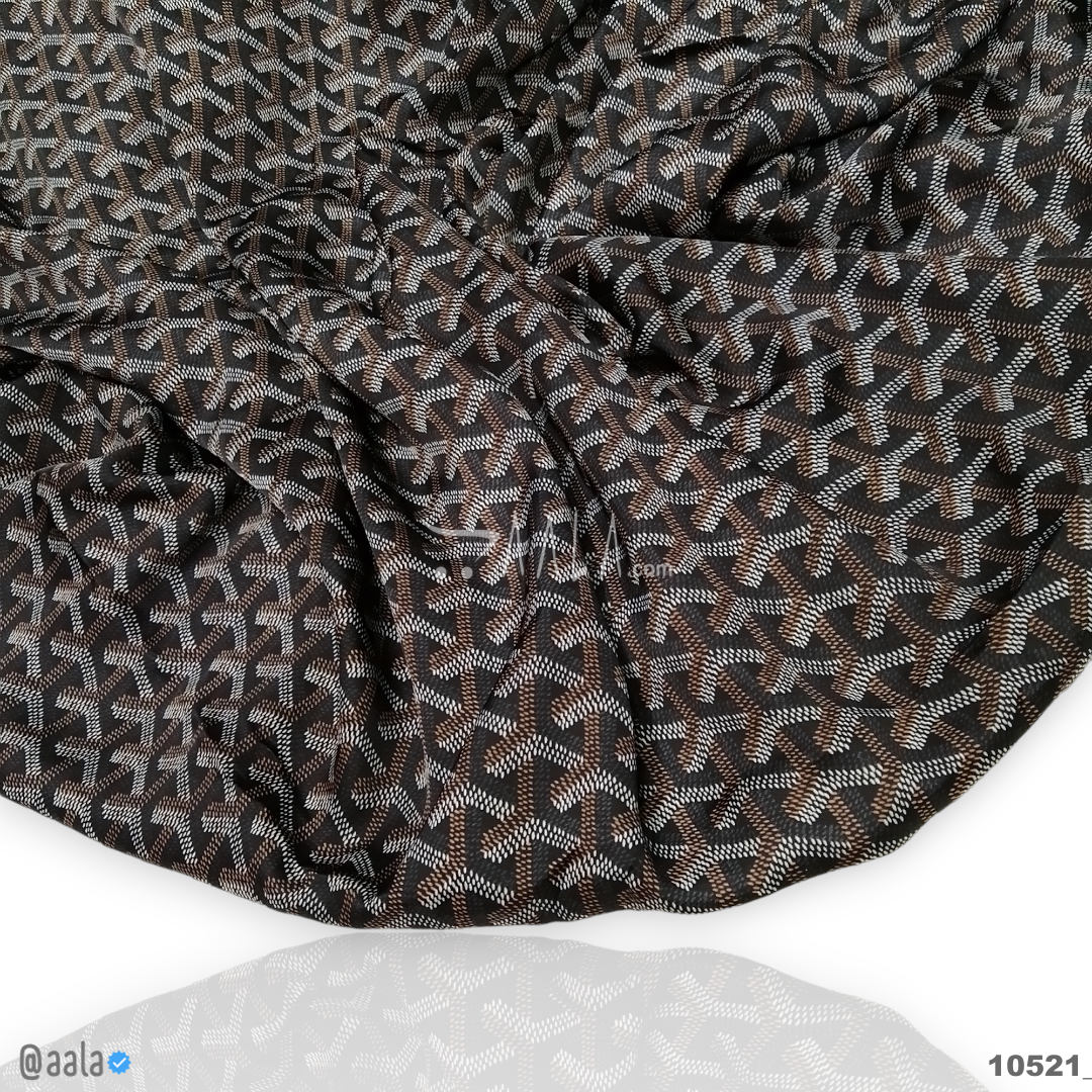 Printed Silk Blend 44-Inches PRINTED Per-Metre #10521