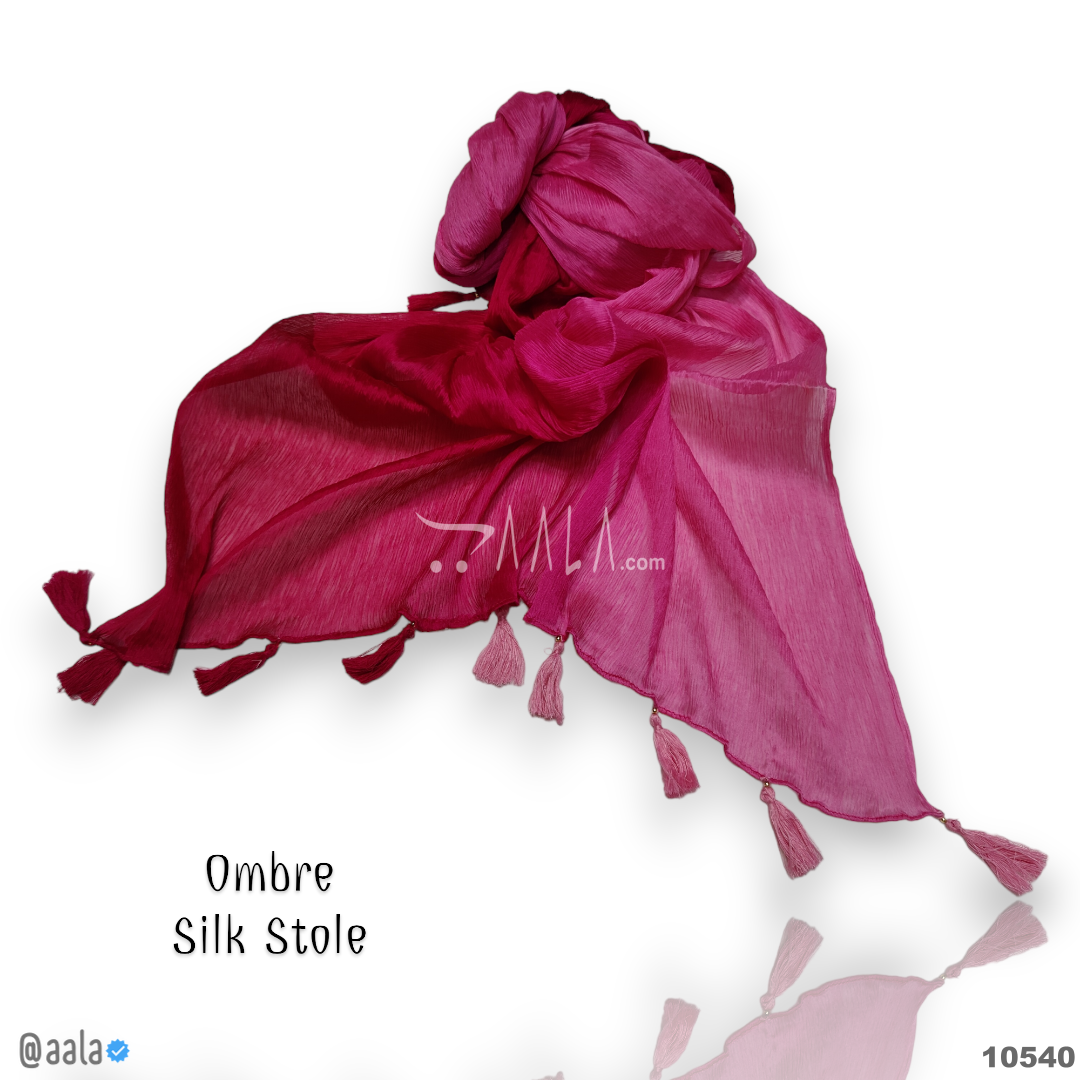 Ombre Silk Blend Dupatta-20-Inches ASSORTED 2.25-Metres 