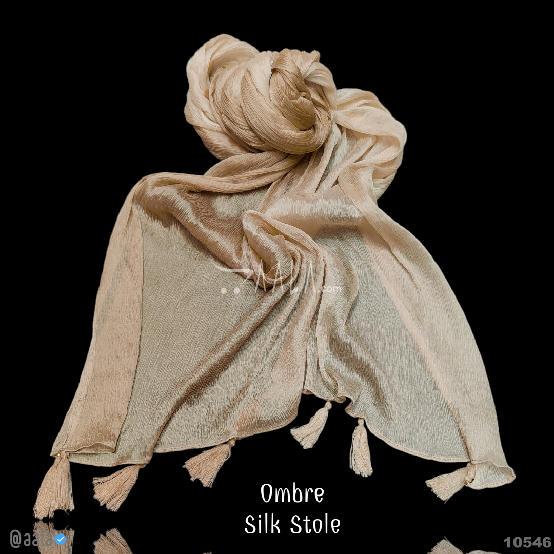 Ombre Silk Blend Dupatta-20-Inches ASSORTED 2.25-Metres 