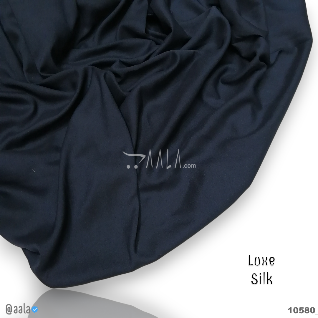 Luxe Silk Poly-ester 58-Inches BLUE Per-Metre #
10580