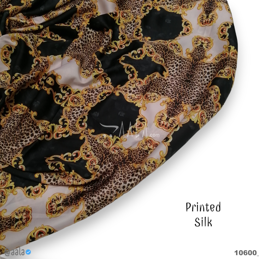 Printed Silk Poly-ester 44-Inches PRINTED Per-Metre #10600