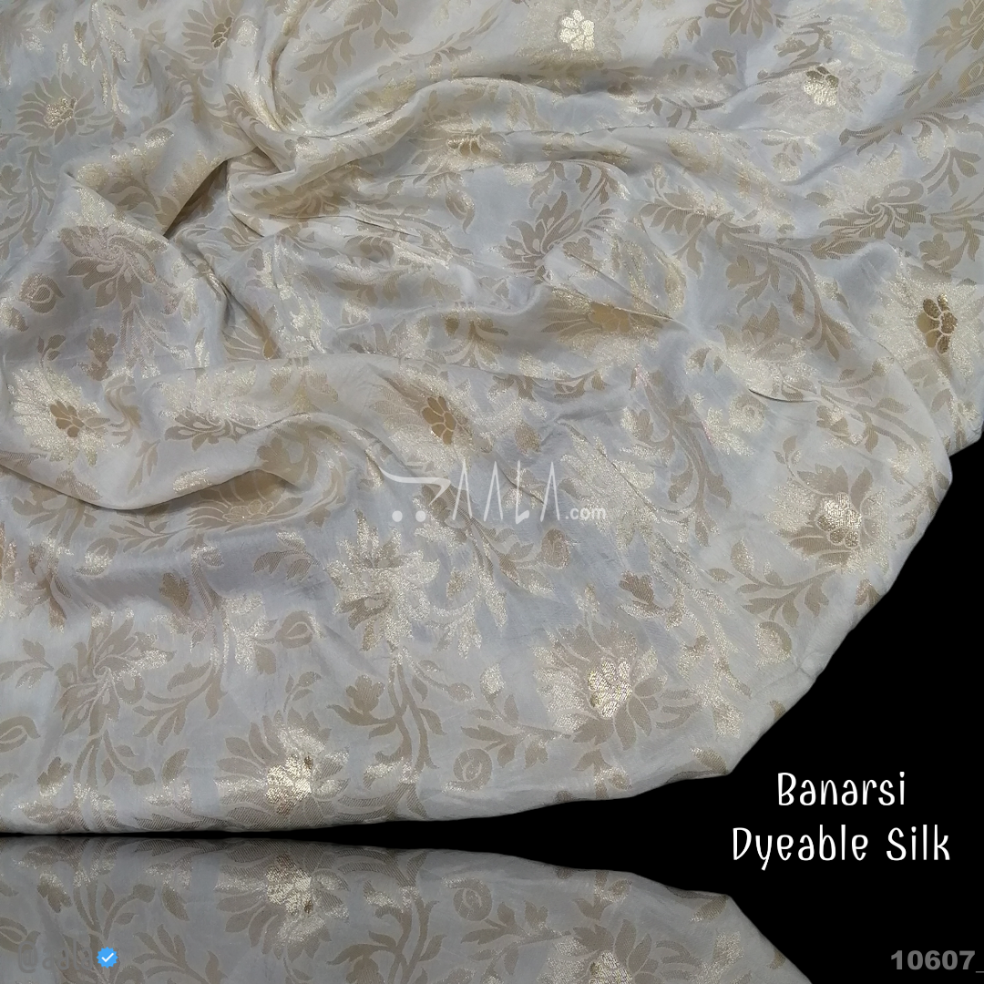 Banarsi-Upada Silk Viscose 44-Inches DYEABLE Per-Metre #10607