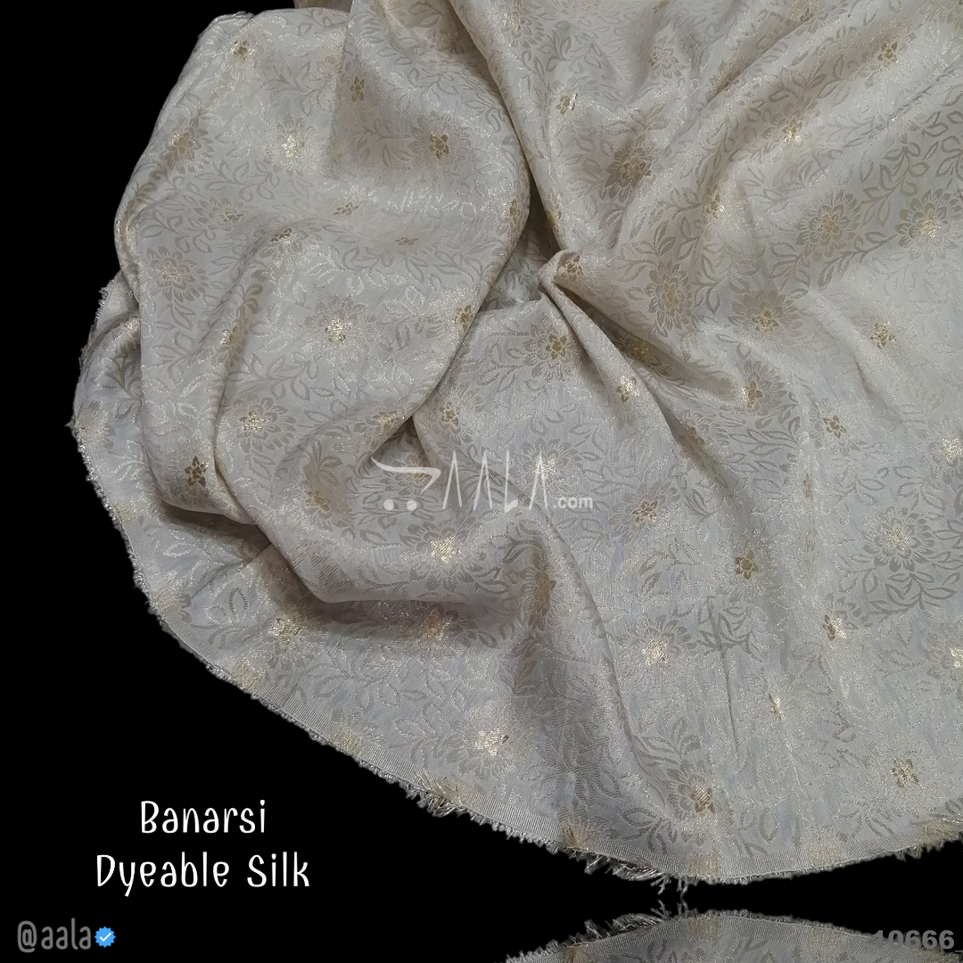Banarsi-Upada Silk Viscose 44-Inches DYEABLE Per-Metre #10666