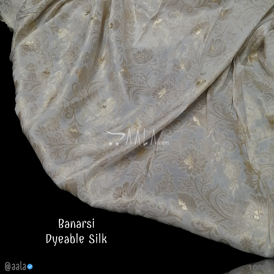 Banarsi-Upada Silk Viscose 44-Inches DYEABLE Per-Metre #10806