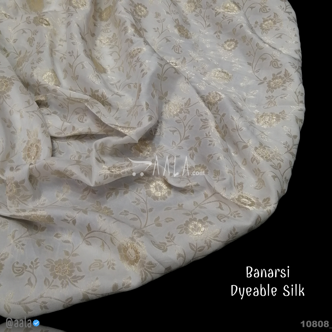 Banarsi-Upada Silk Viscose 44-Inches DYEABLE Per-Metre #10808