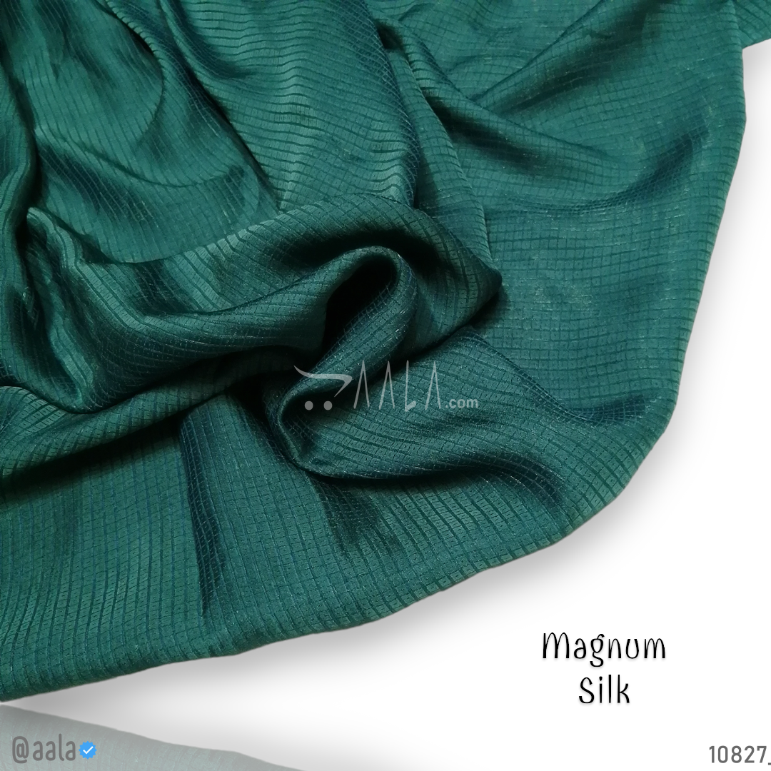 Magnum Silk Poly-ester 44-Inches GREEN Per-Metre #10827