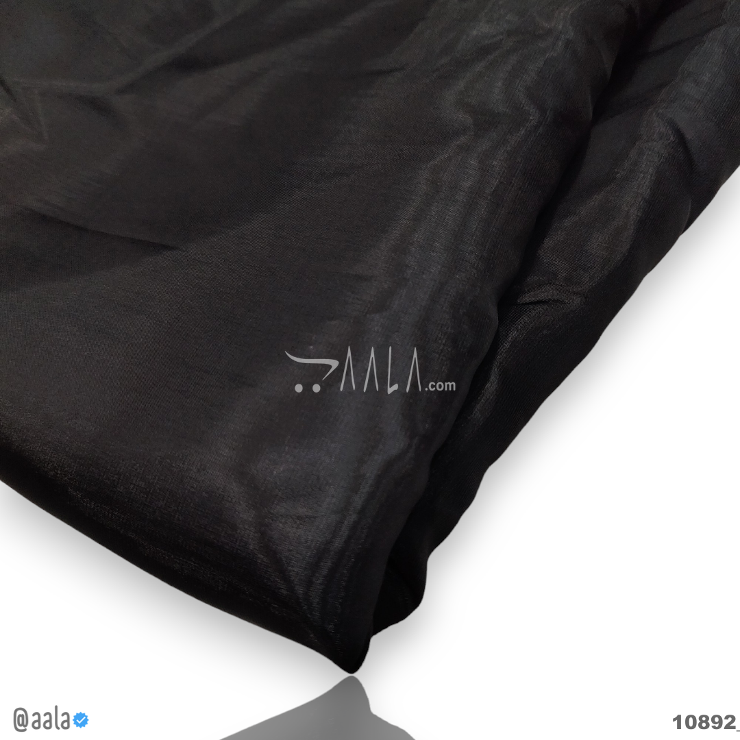 Choux Organza Blend 58-Inches BLACK Per-Metre 